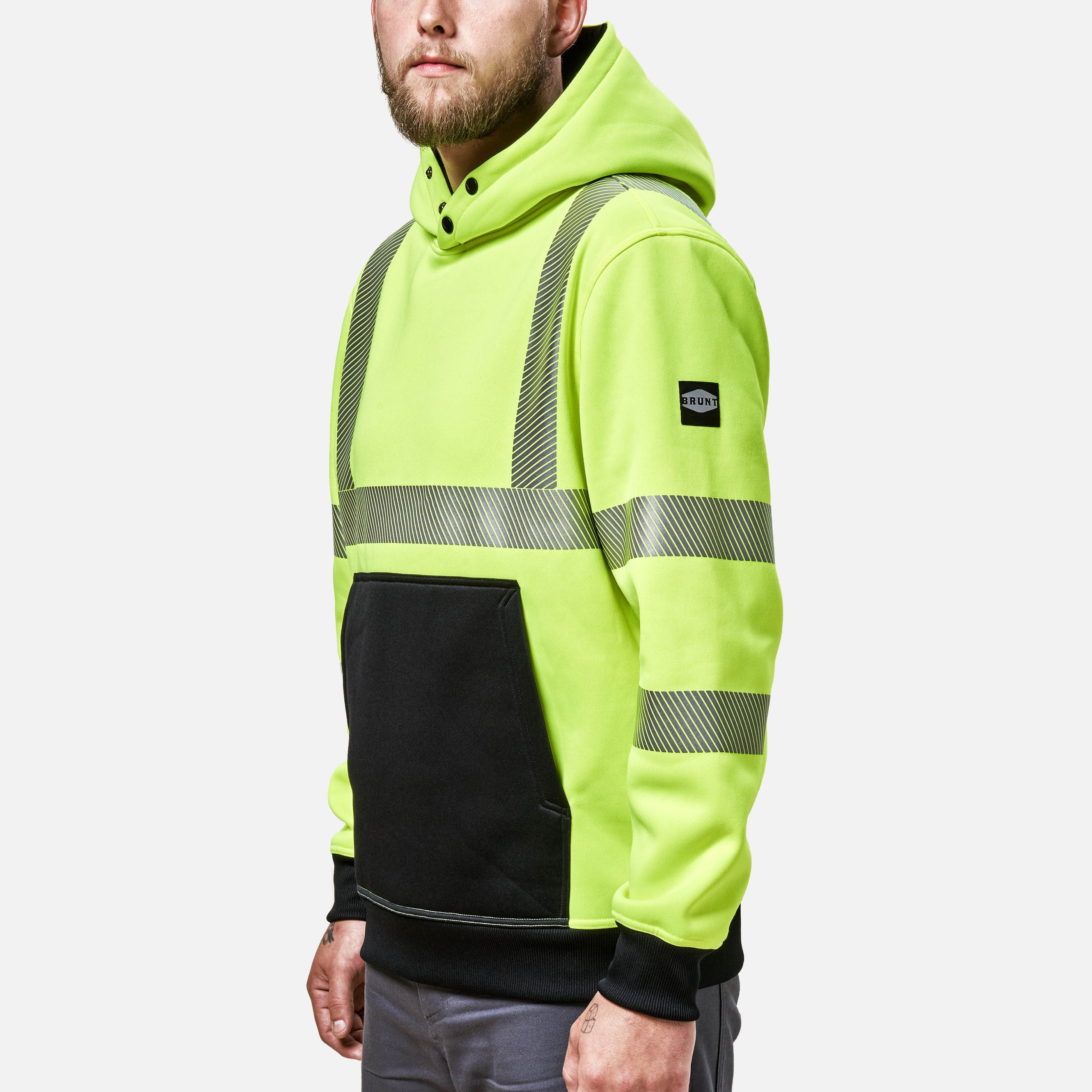 The Shevlin ANSI Hoodie - Hi-Vis Yellow