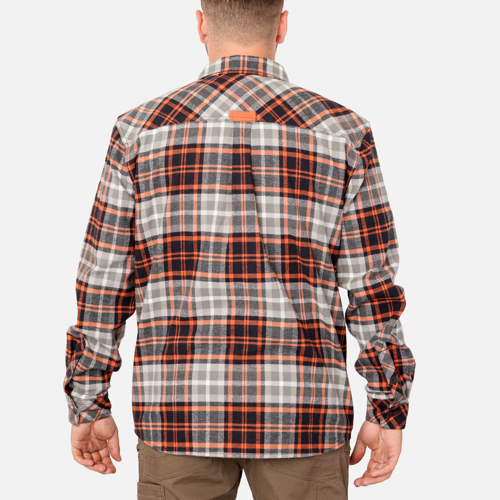 The BRUNT Flannel Shirt - Grey Plaid