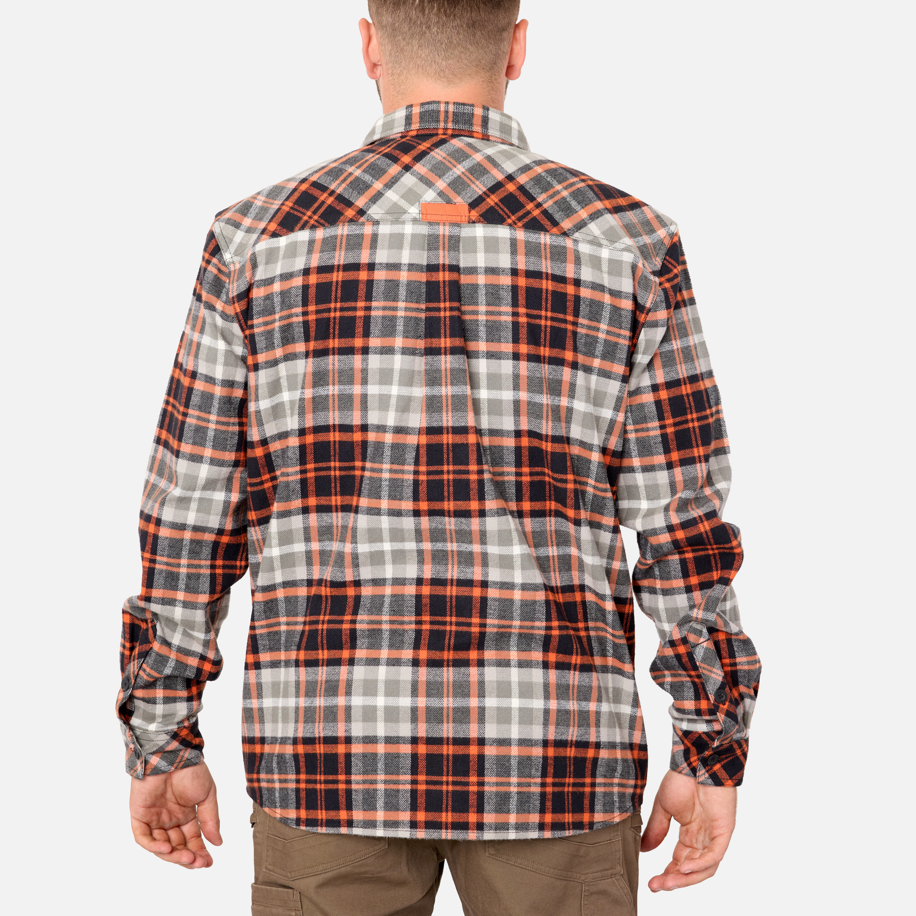 The BRUNT Flannel Shirt - Grey Plaid