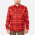 The BRUNT Flannel Shirt - Orange Plaid