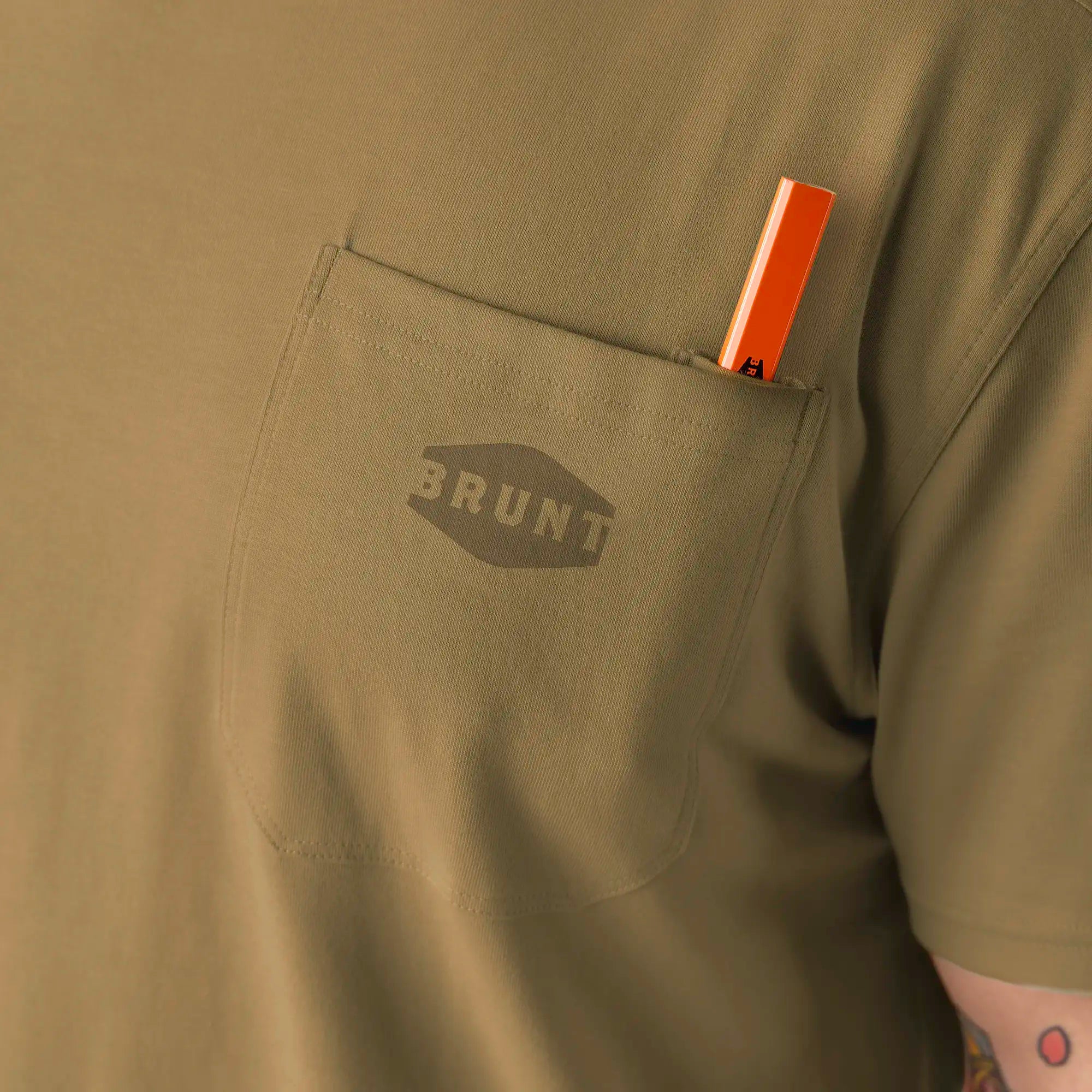 The Martin Pocket Tee - Tan