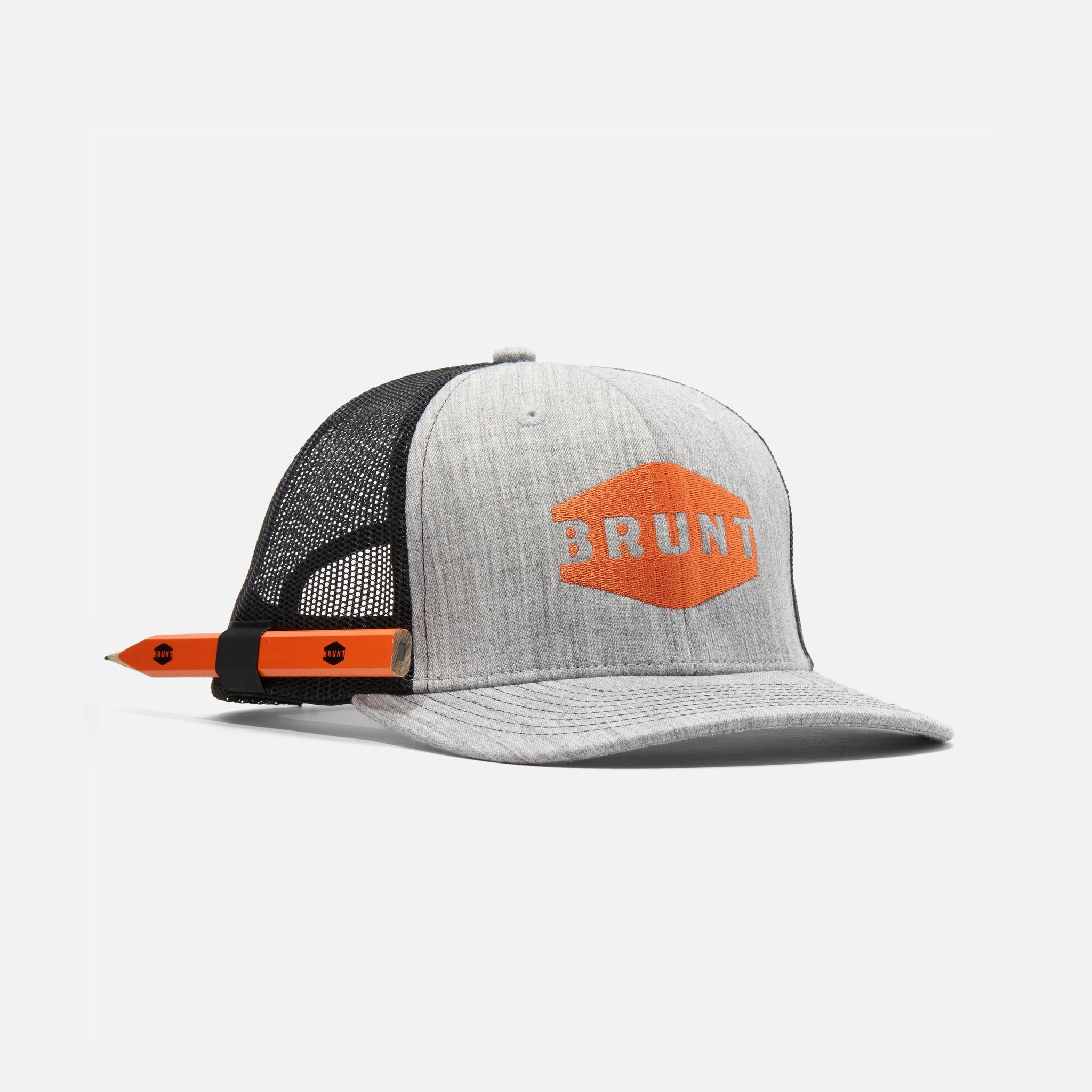 Kids Curved Brim Snapback - Grey