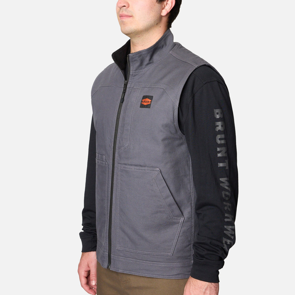 The DﾡﾯAngelo Utility Vest - Charcoal