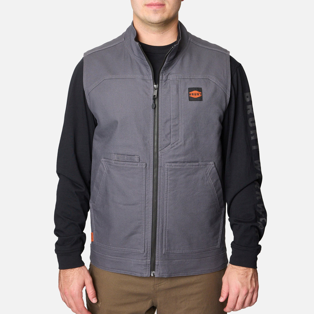 The DﾡﾯAngelo Utility Vest - Charcoal