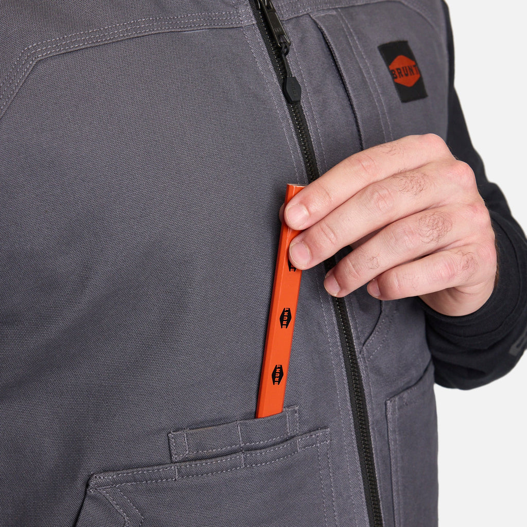 The DﾡﾯAngelo Utility Vest - Charcoal