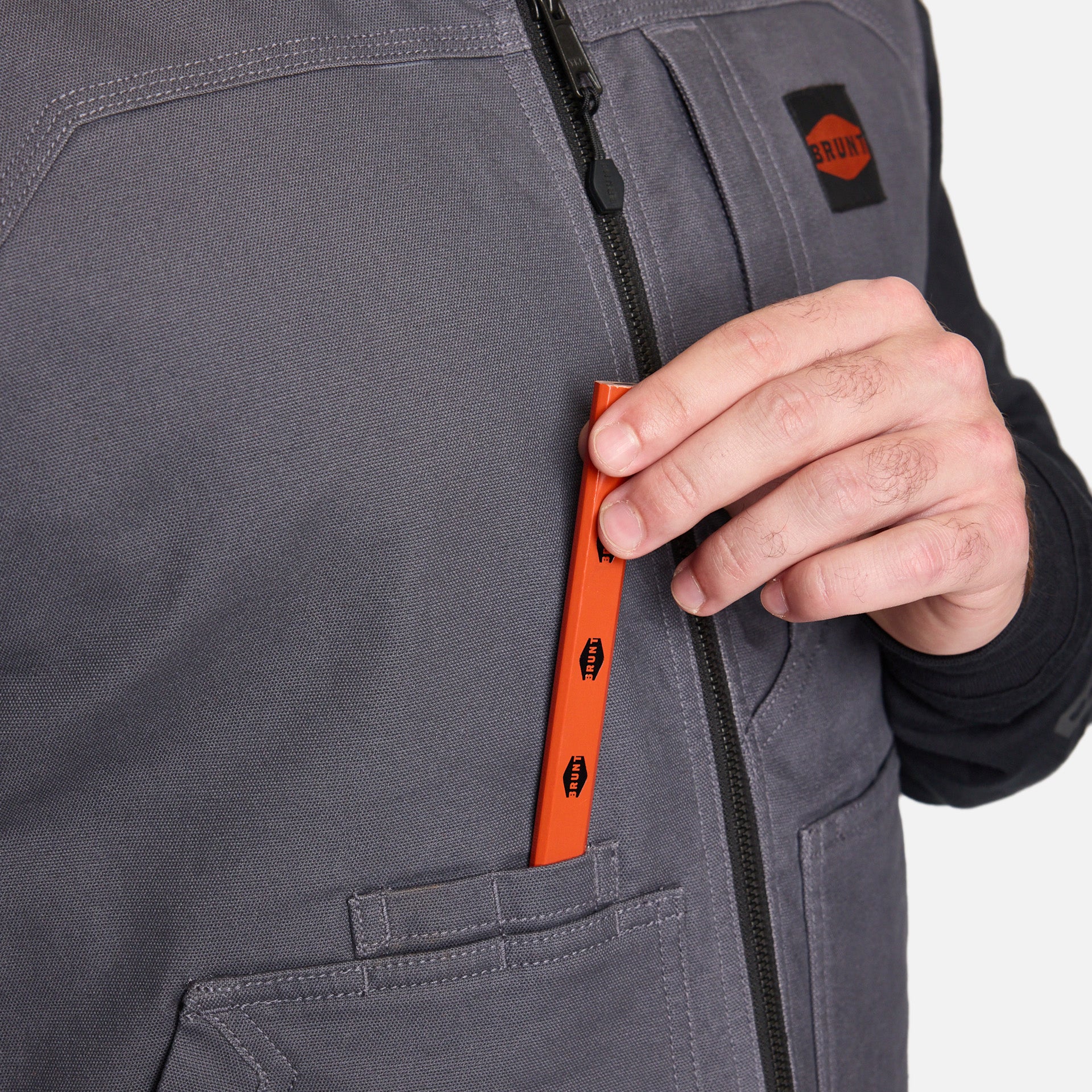 The DﾡﾯAngelo Utility Vest - Charcoal