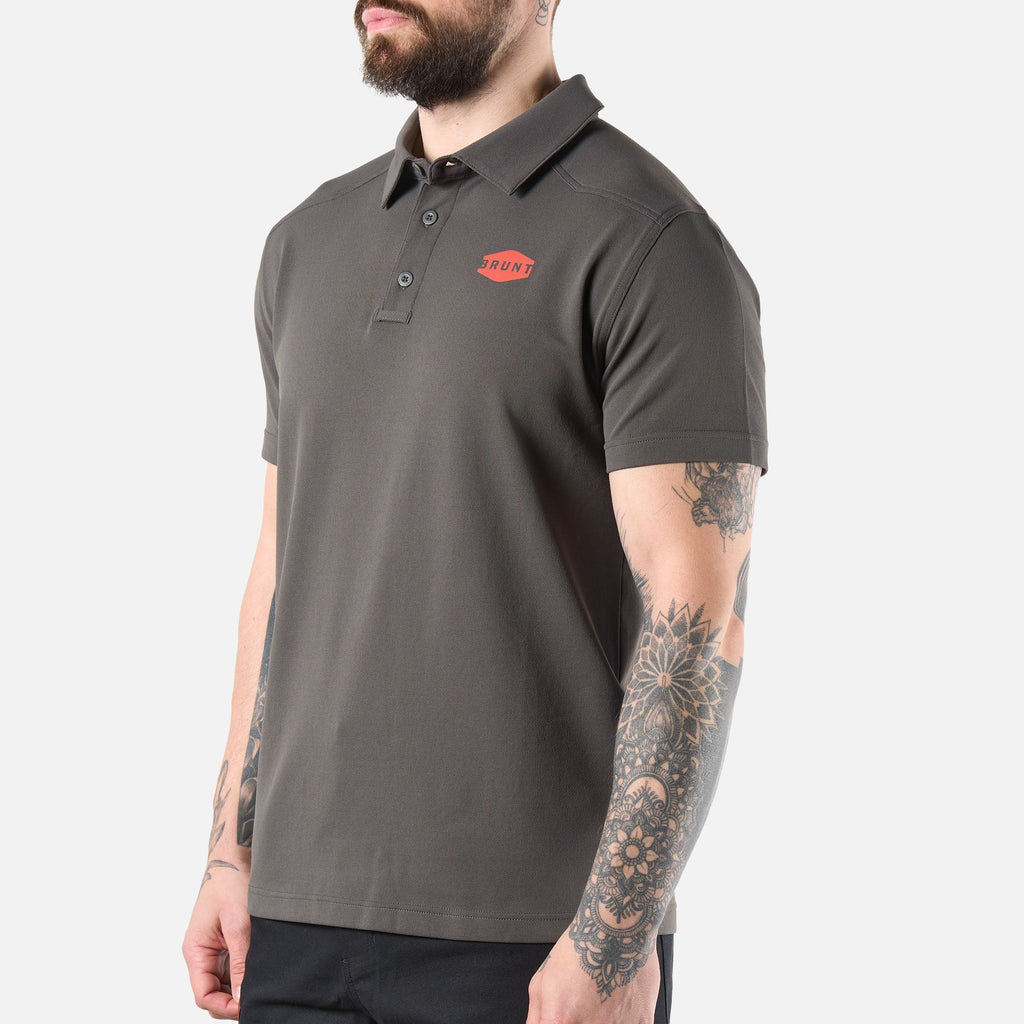 The Stretch Polo Pack - Gunmetal
