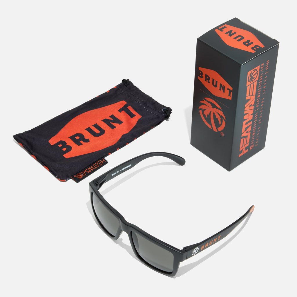 BRUNT X Heat Wave Z87 Sunglasses - Black