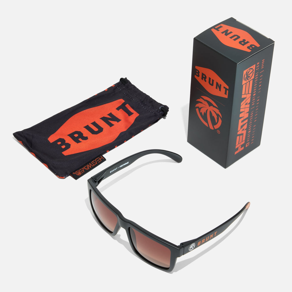 BRUNT X Heat Wave Z87 Sunglasses - Brown
