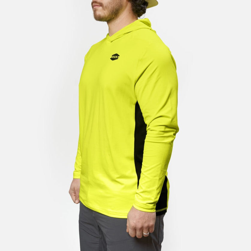The McKenna Tech Hoodie - Safety Yellow