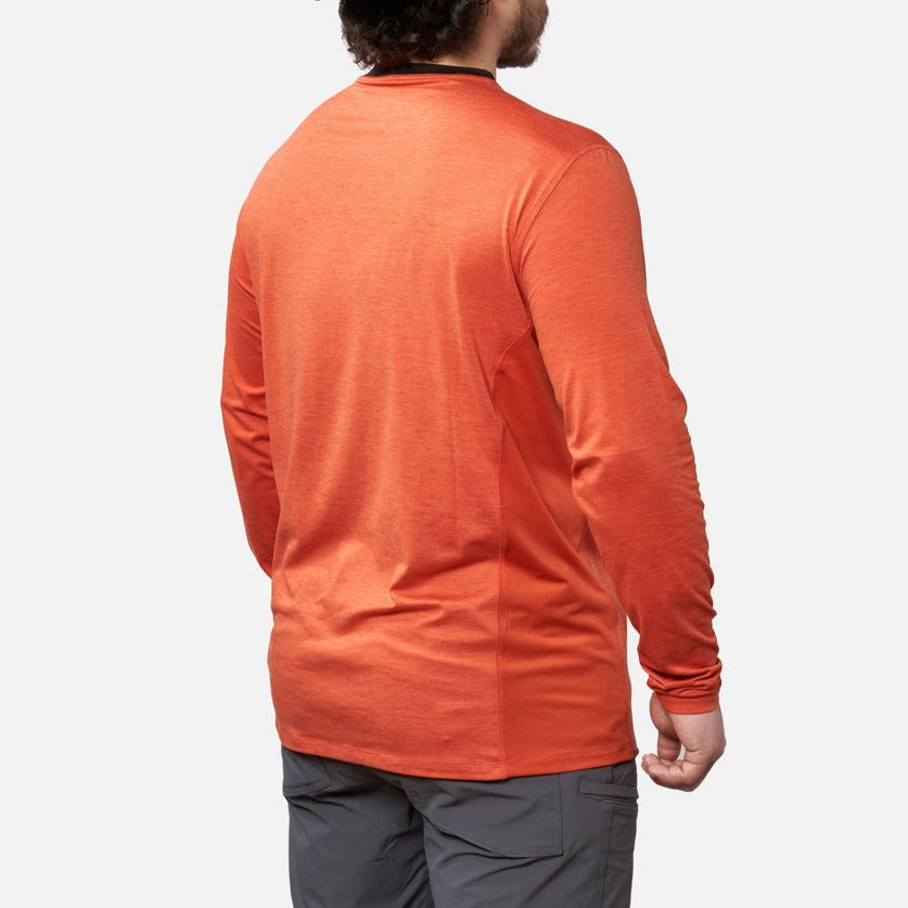 The McKenna Long Sleeve Tech Shirt - BRUNT Orange
