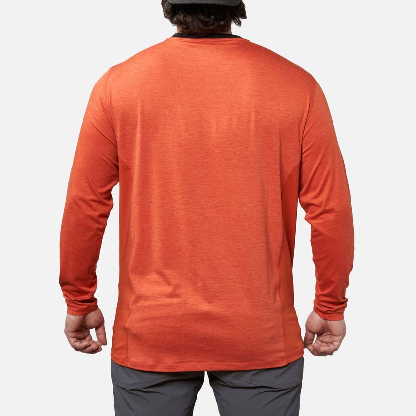 The McKenna Long Sleeve Tech Shirt - BRUNT Orange