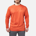 The McKenna Long Sleeve Tech Shirt - BRUNT Orange