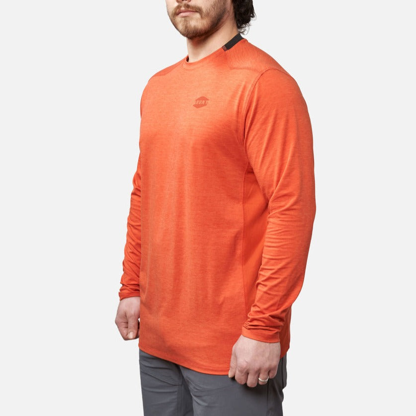The McKenna Long Sleeve Tech Shirt - BRUNT Orange