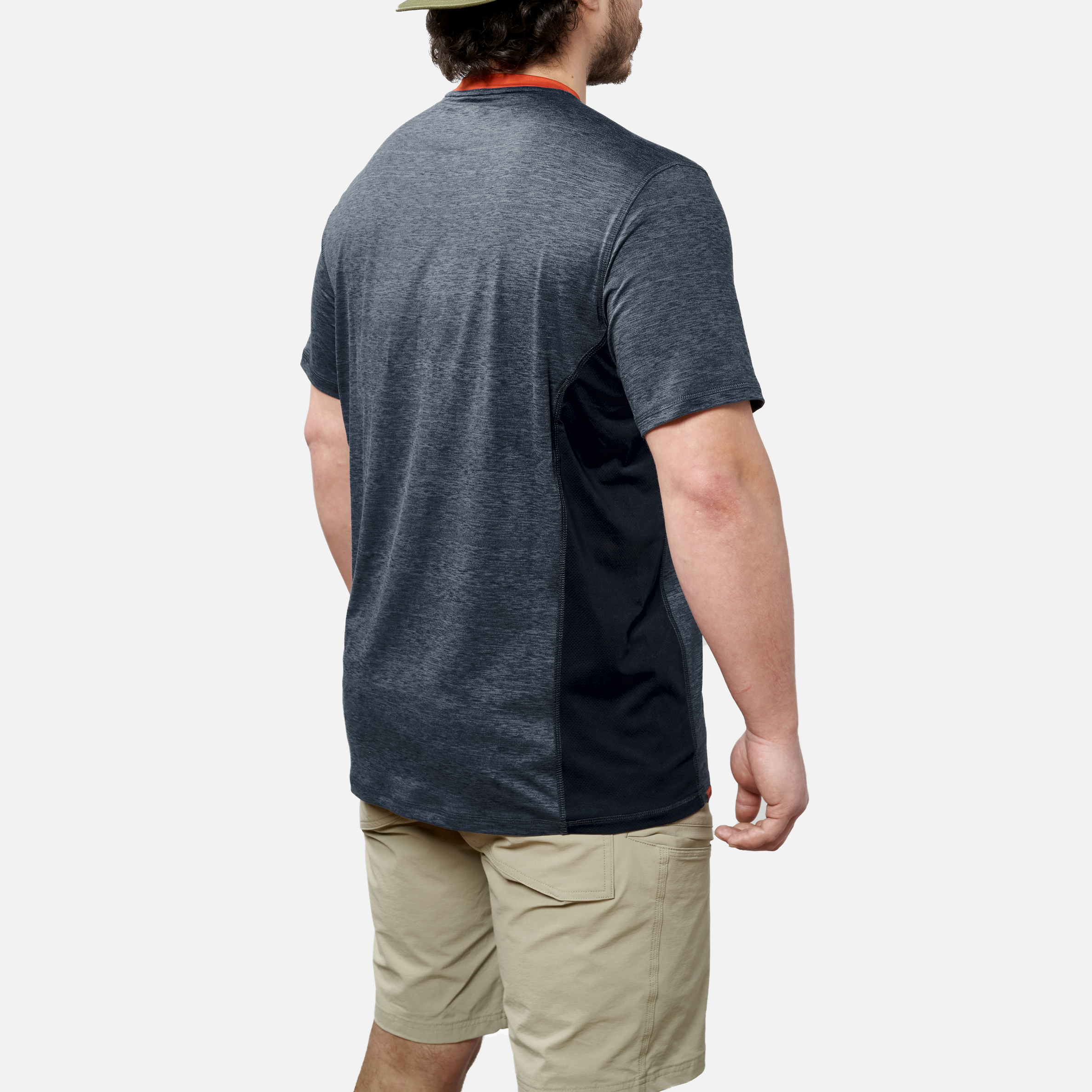 The McKenna Tech Shirt - Blue Heather