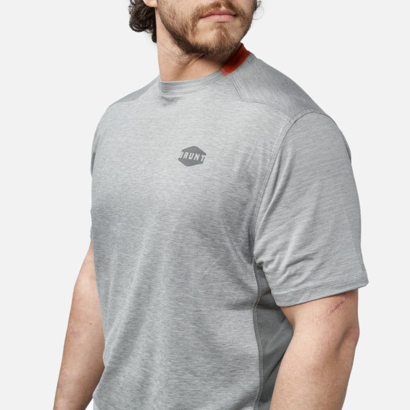 The McKenna Tech Shirt - Grey Heather