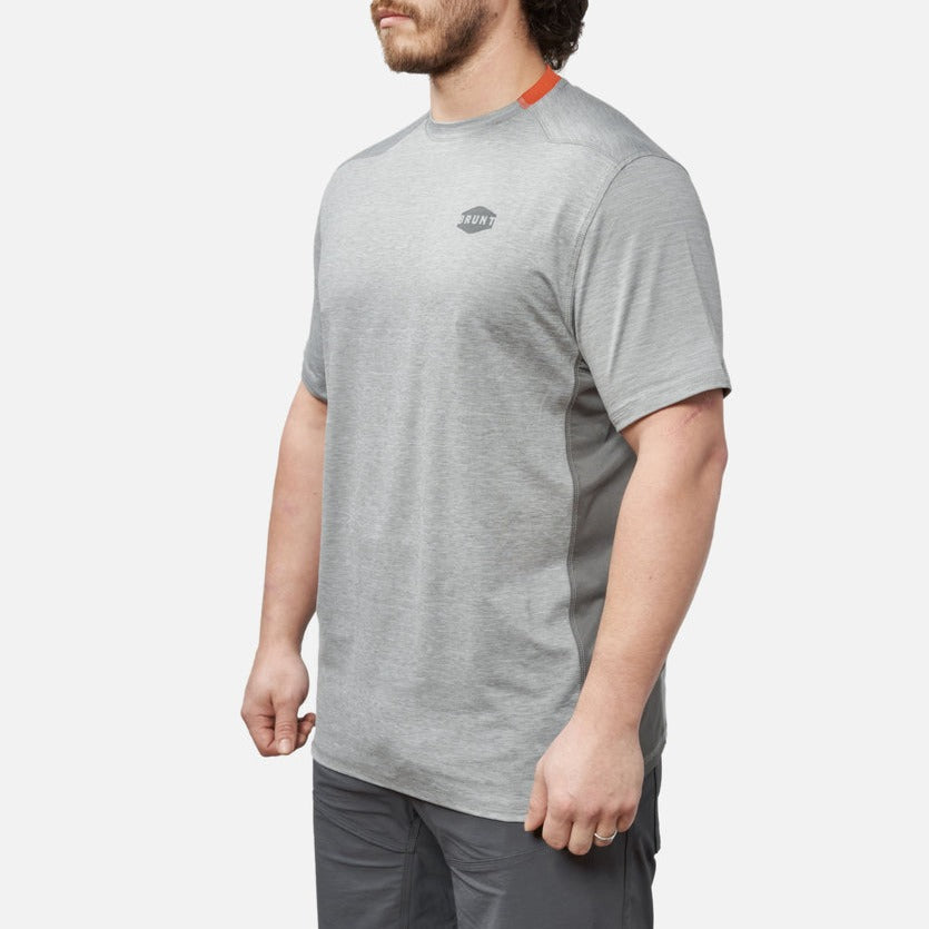 The McKenna Tech Shirt - Grey Heather