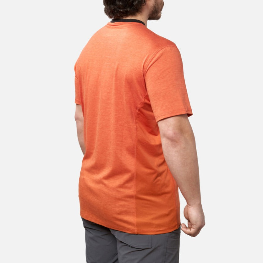 The McKenna Tech Shirt - Orange Heather