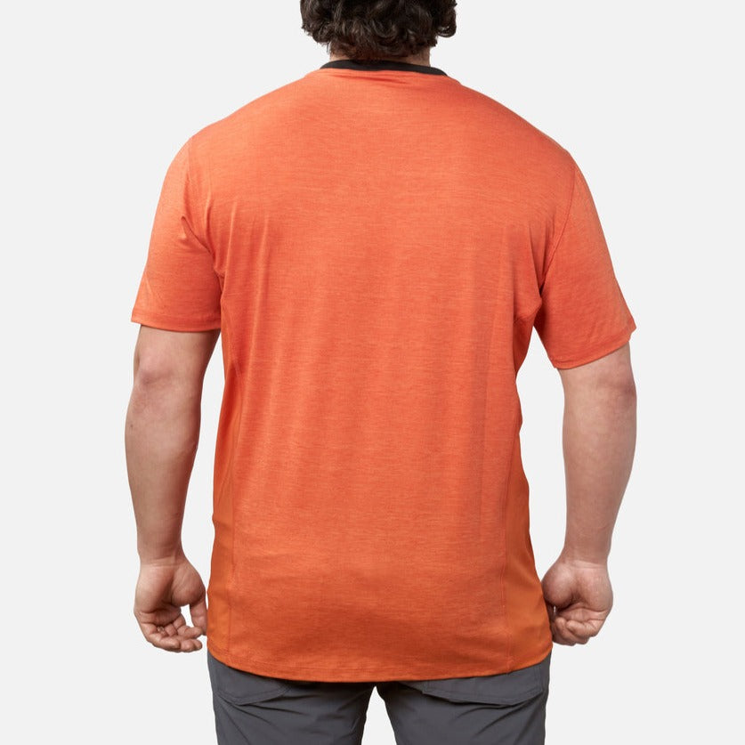 The McKenna Tech Shirt - Orange Heather