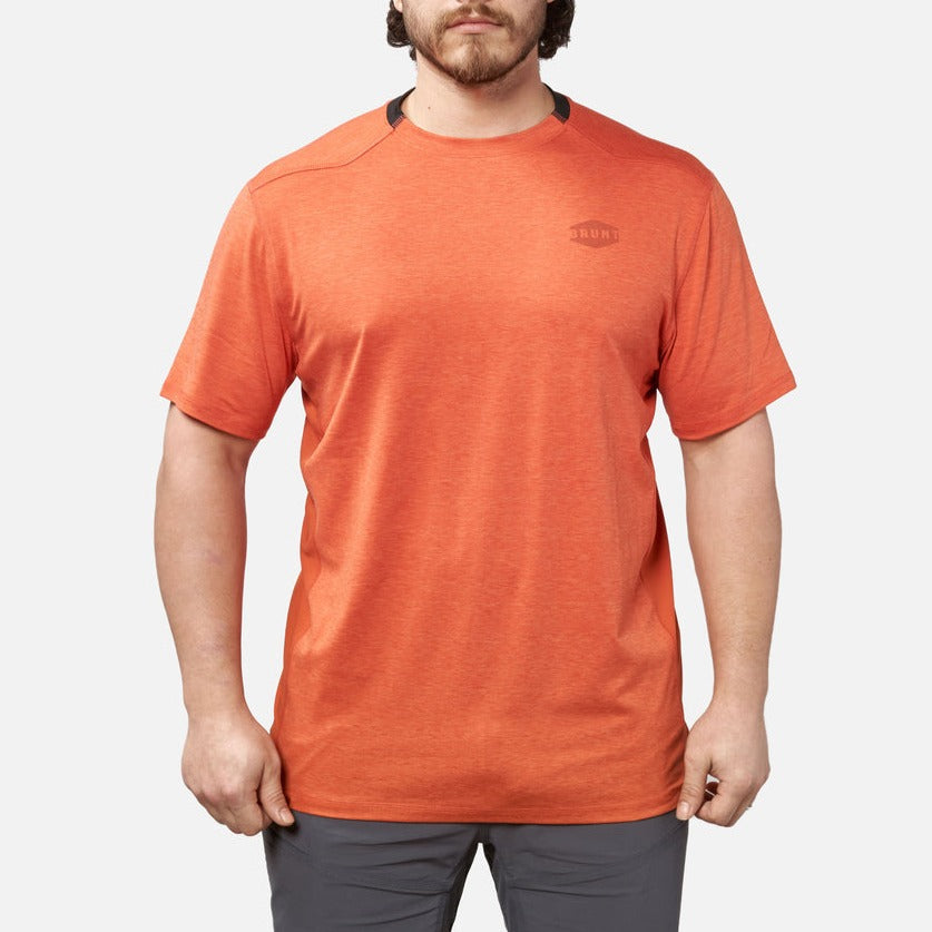 The McKenna Tech Shirt - Orange Heather
