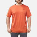 The McKenna Tech Shirt - Orange Heather