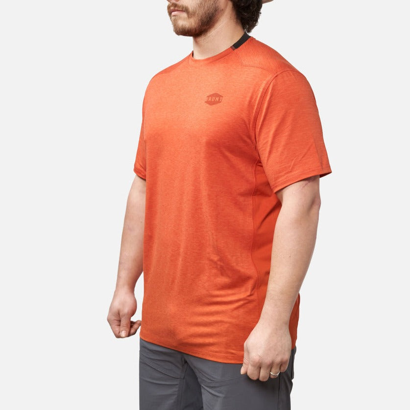 The McKenna Tech Shirt - Orange Heather