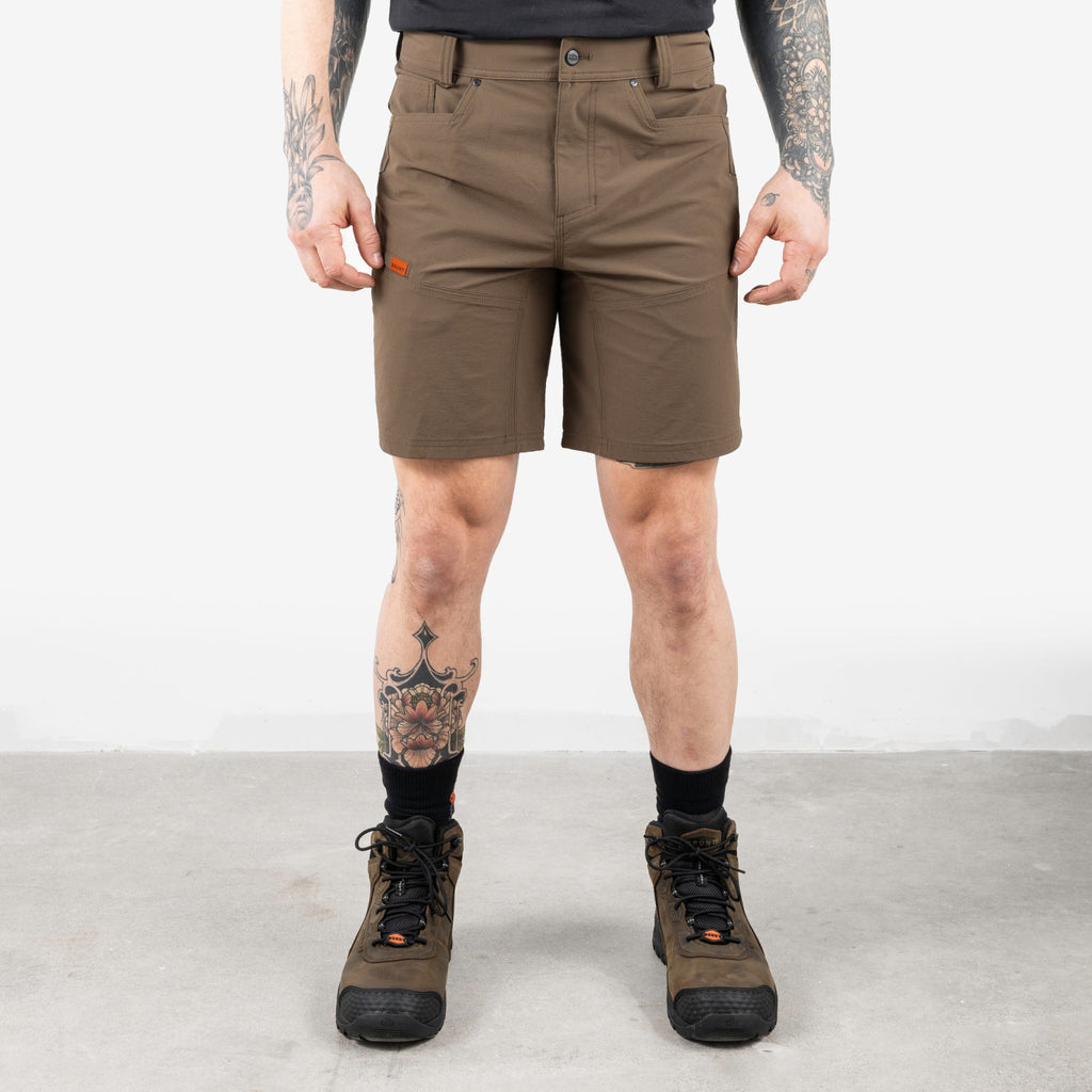 The Costello 9\" Tech Short - Brown