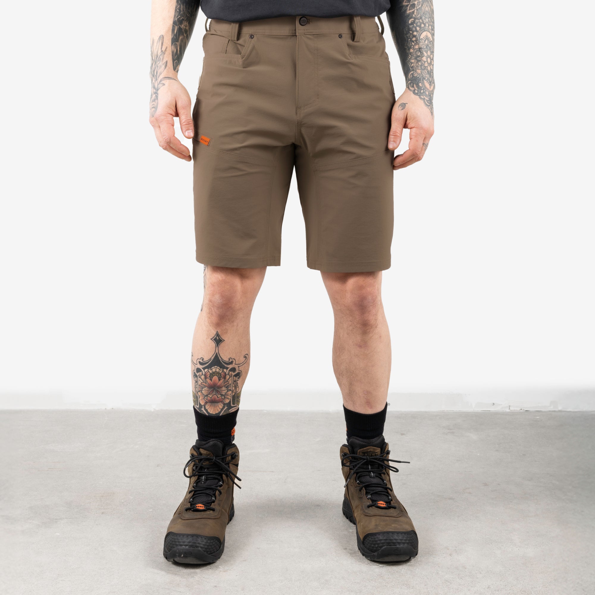 The Costello 11\" Tech Short - Brown