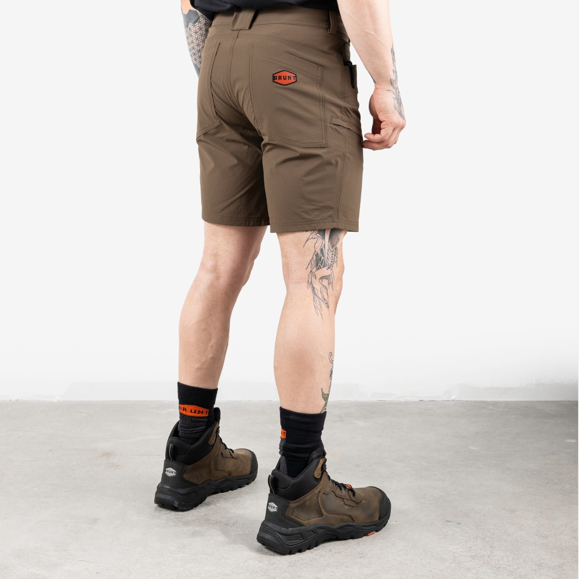 The Costello 9\" Tech Short - Brown