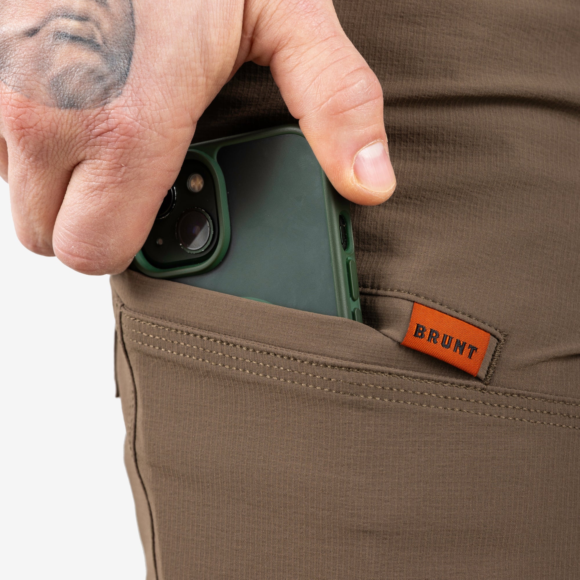 The Costello 9\" Tech Short - Brown