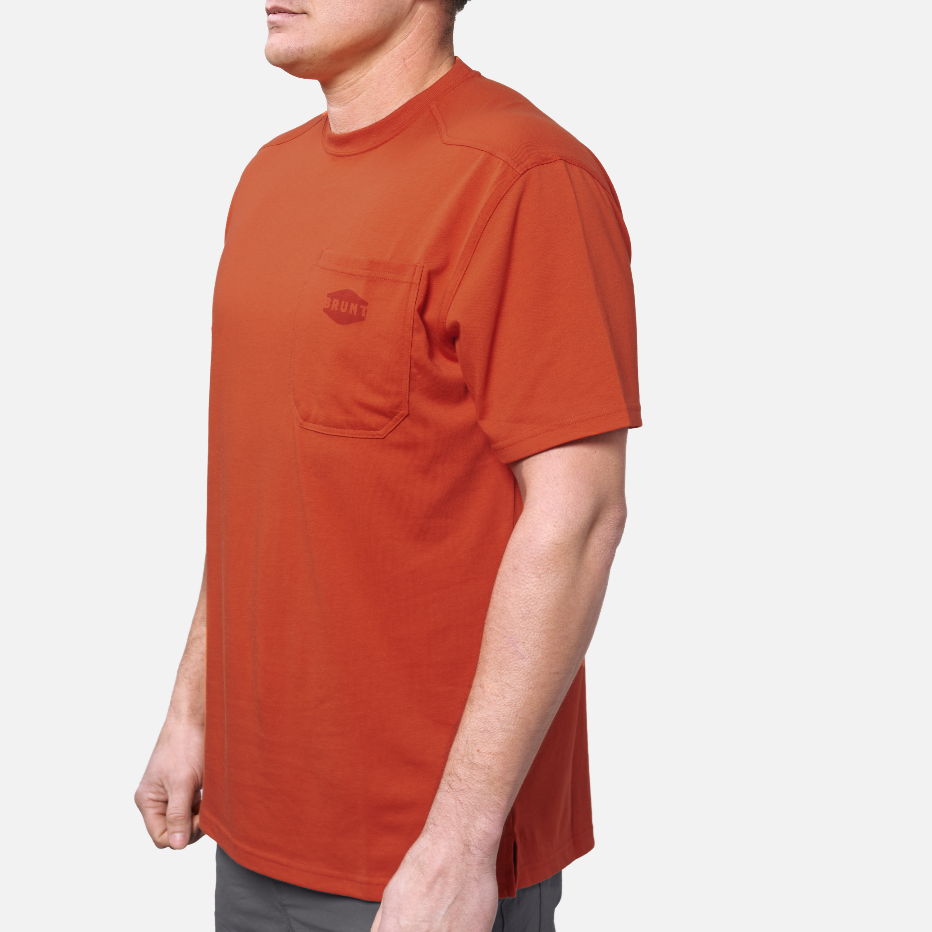 The Martin Pocket Tee - BRUNT Orange