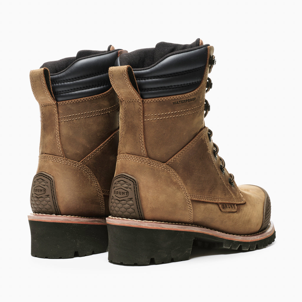 The DiStasio Welted BRUNT Toe Waterproof (Comp Toe) - Brown