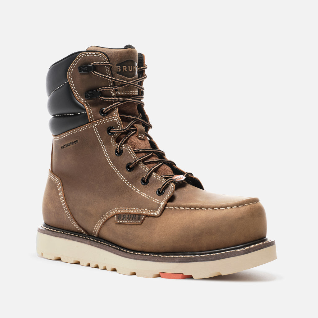 The Marin 8\" Welted Waterproof (Comp Toe) - Dark Tan