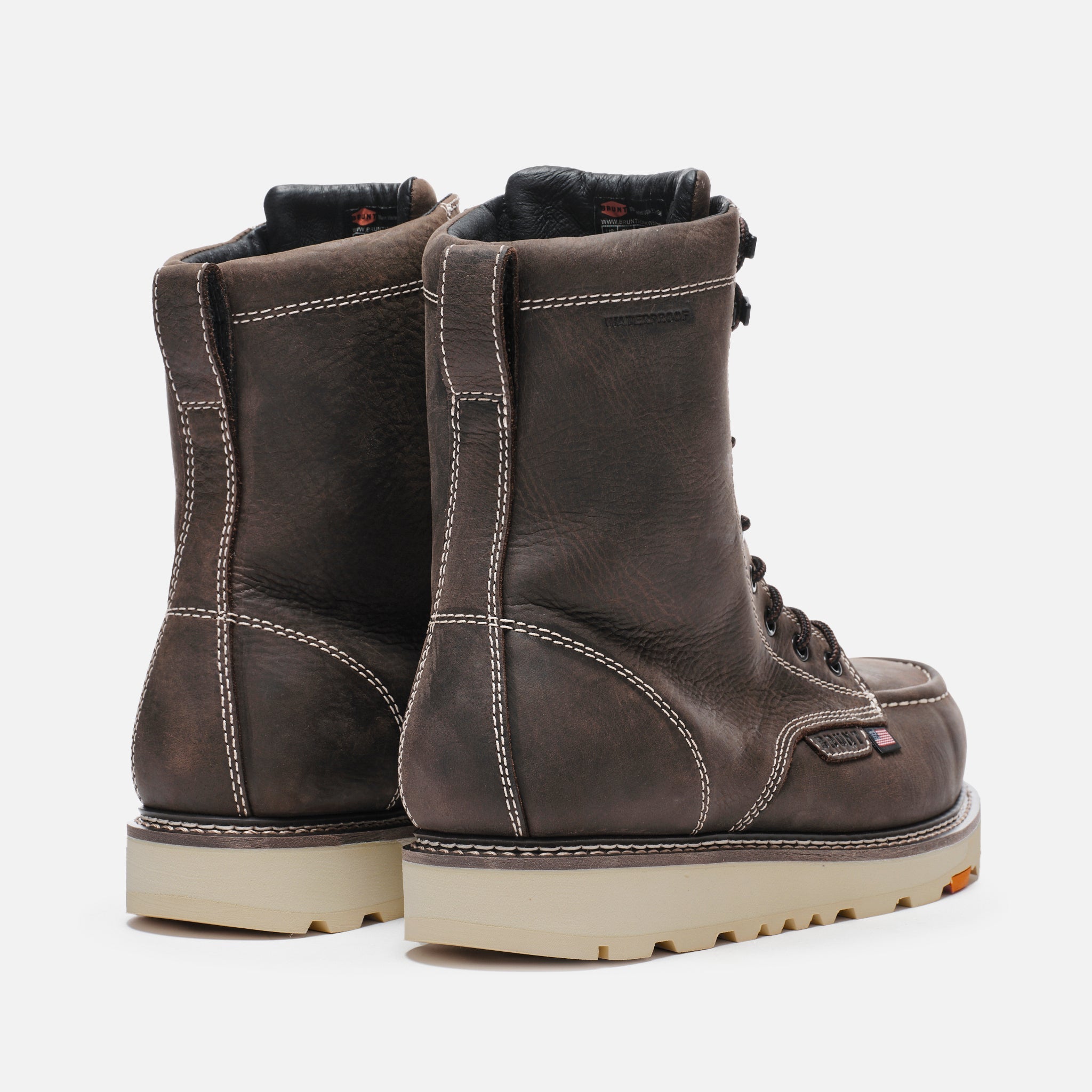 The USA Marin 8\" Welted Waterproof (Comp Toe) - Dark Brown