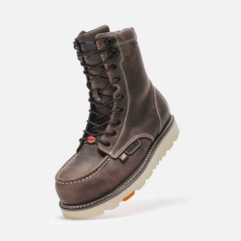 The USA Marin 8\" Welted Waterproof (Comp Toe) - Dark Brown