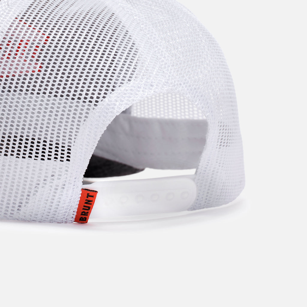 Curved Brim Snapbacks - Heather Grey and White