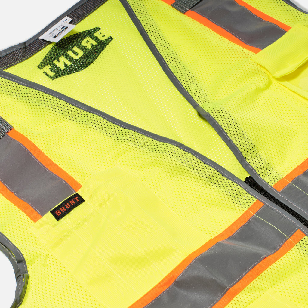 Hi-Vis Safety Vest - Hi-Vis Yellow