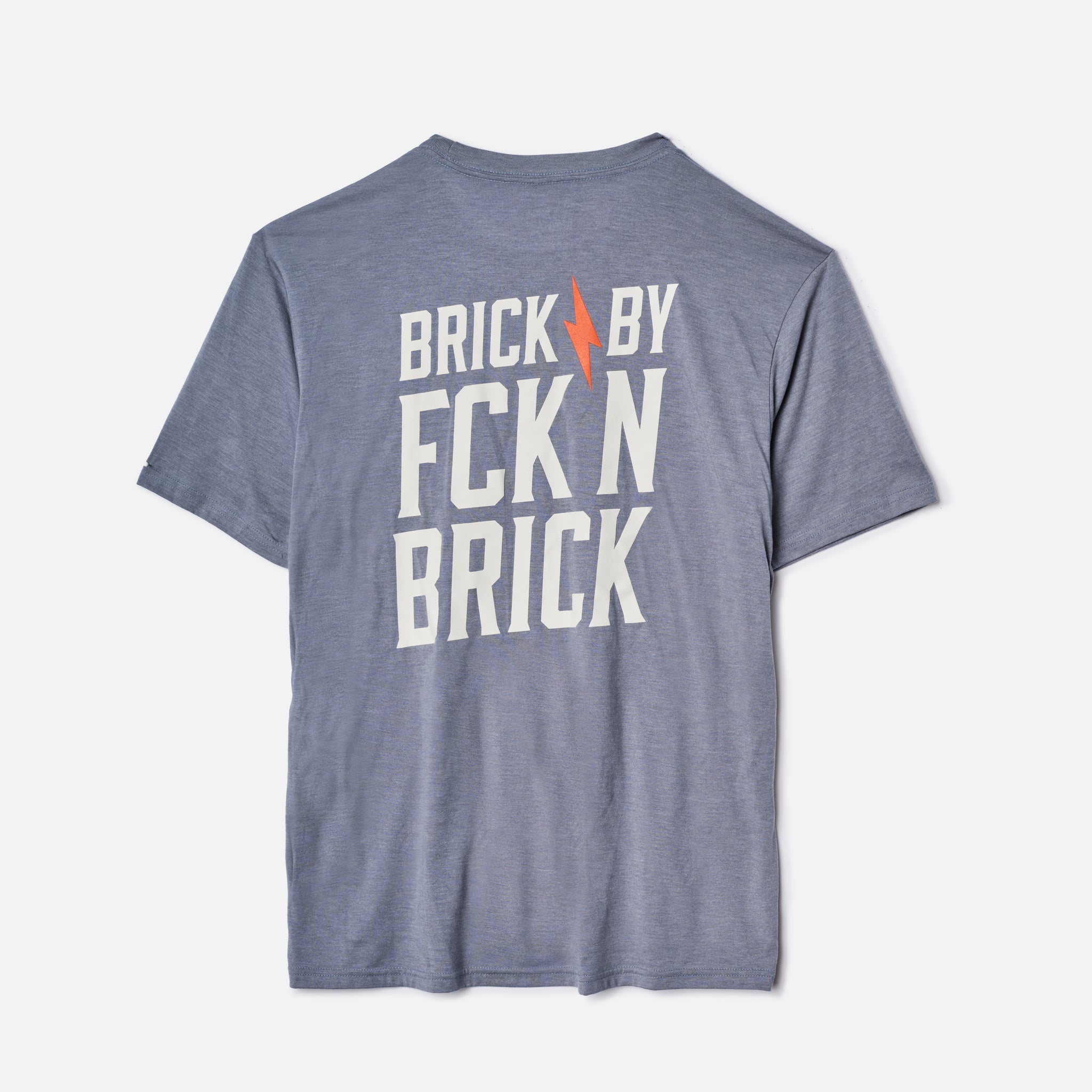 The Brick x Brick Tee - Light Blue Heather