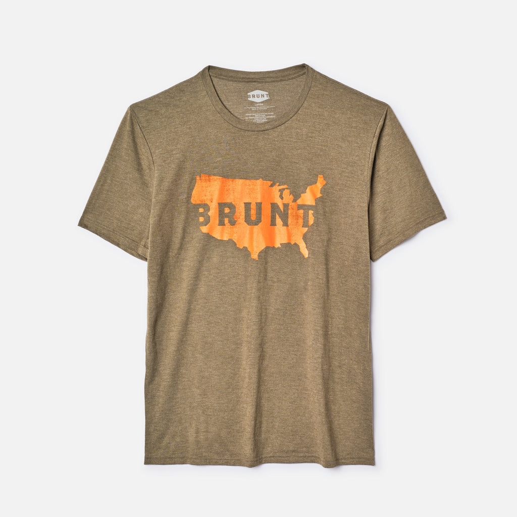 The USA Tee - Military Green Frost