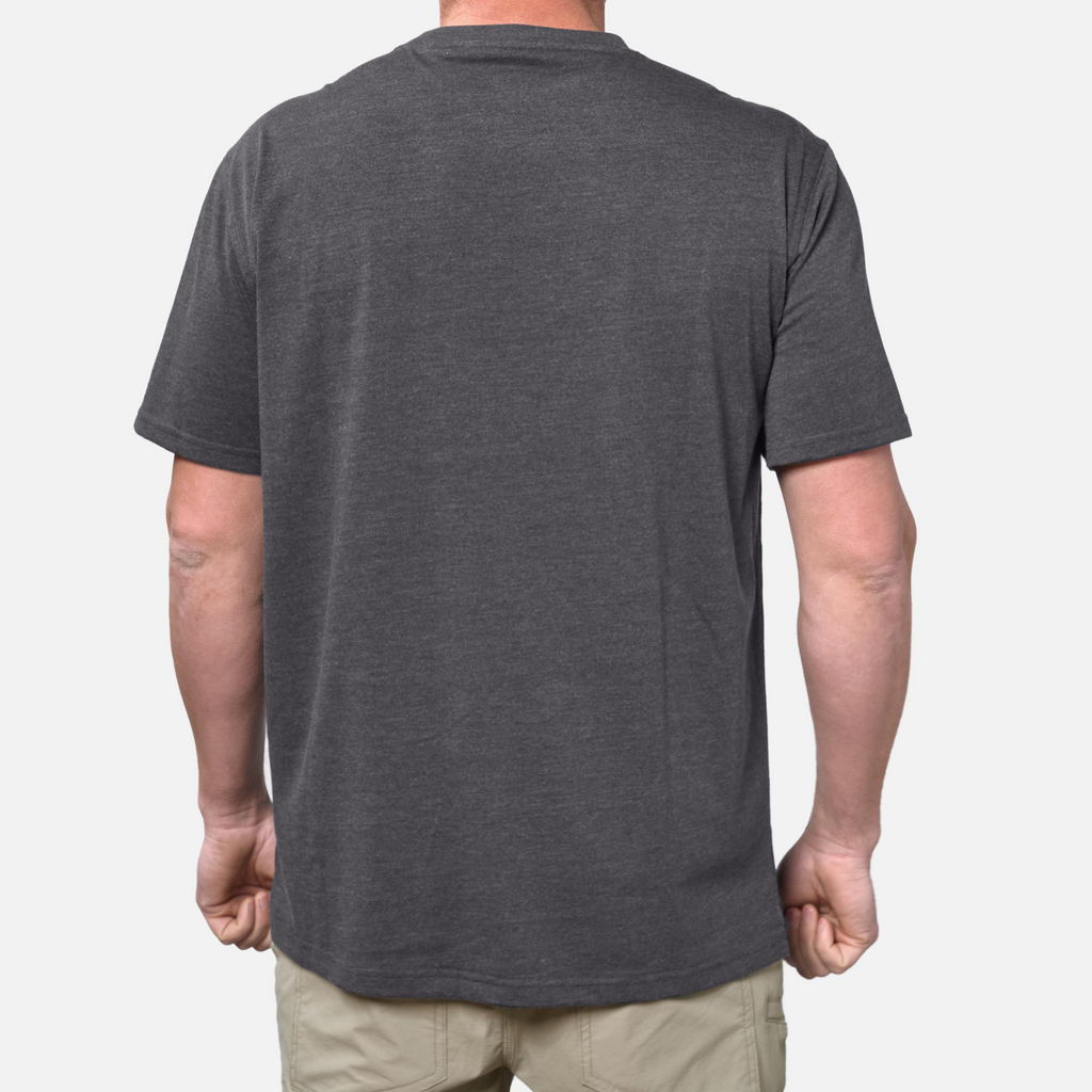 The Martin Pocket Tee - Dark Grey Heather