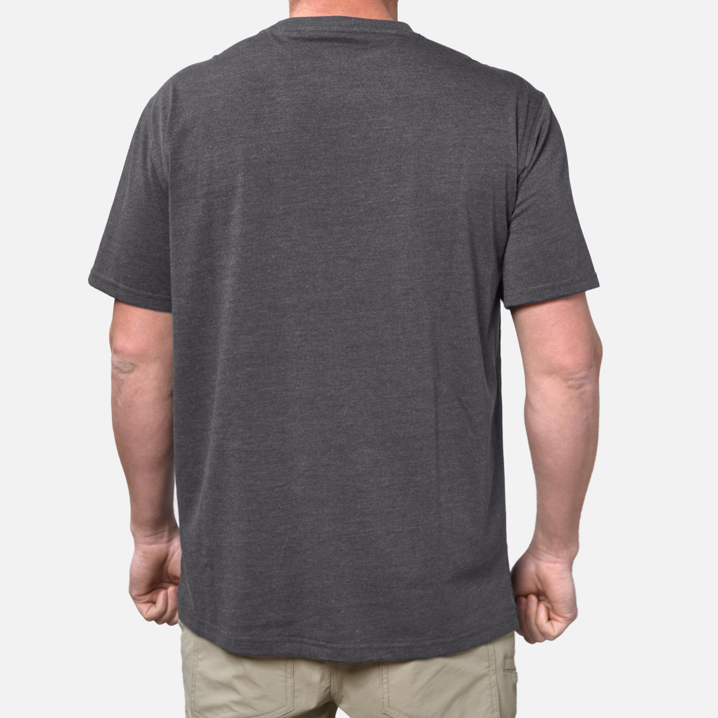 The Martin Pocket Tee - Dark Grey Heather