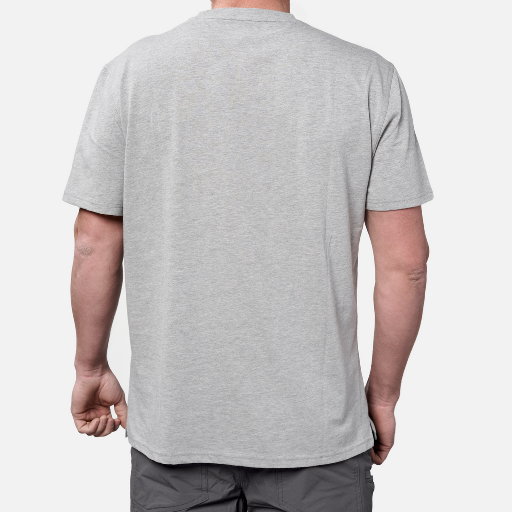 The Martin Pocket Tee - Light Grey Heather
