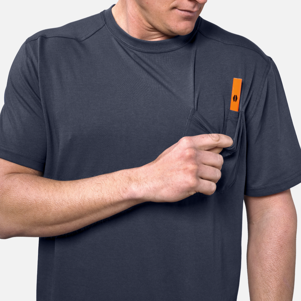 The Martin Pocket Tee - Navy Blue