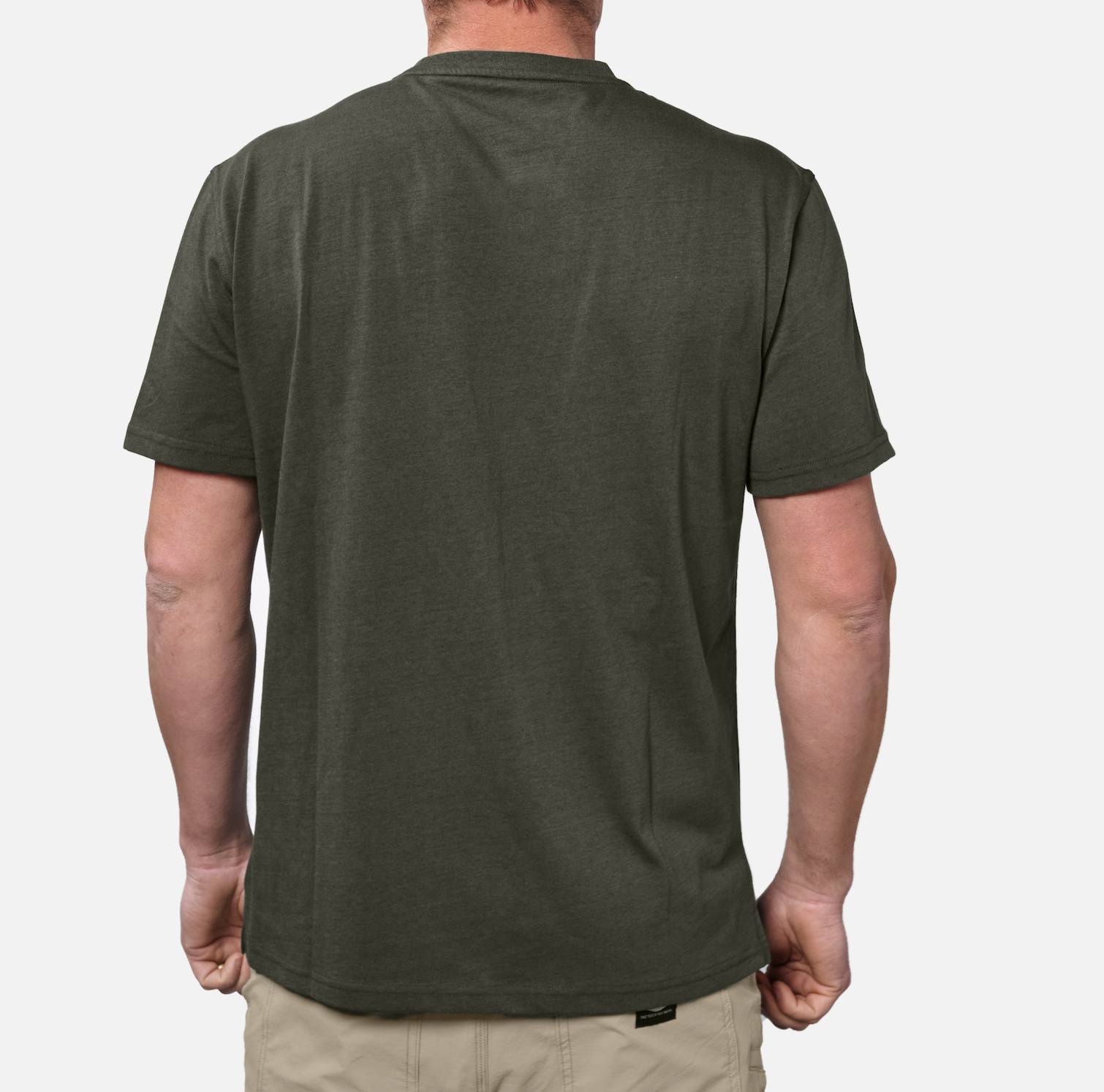The Martin Pocket Tee - Army Green Heather
