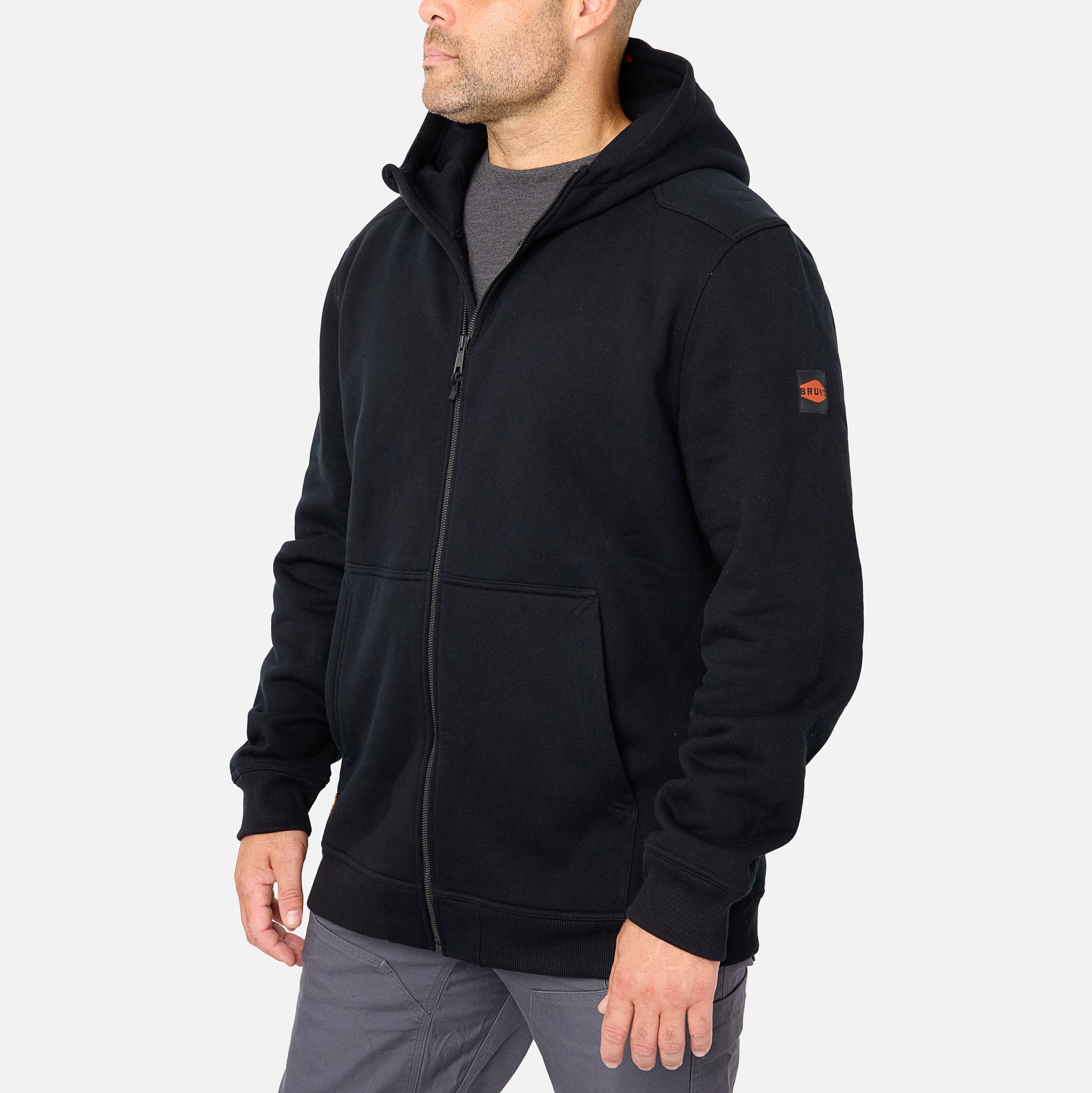 The Shevlin Full-Zip Hoodie - Black