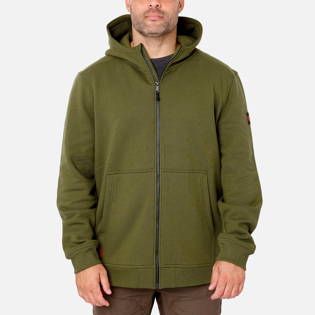The Shevlin Full-Zip Hoodie - Hunter Green