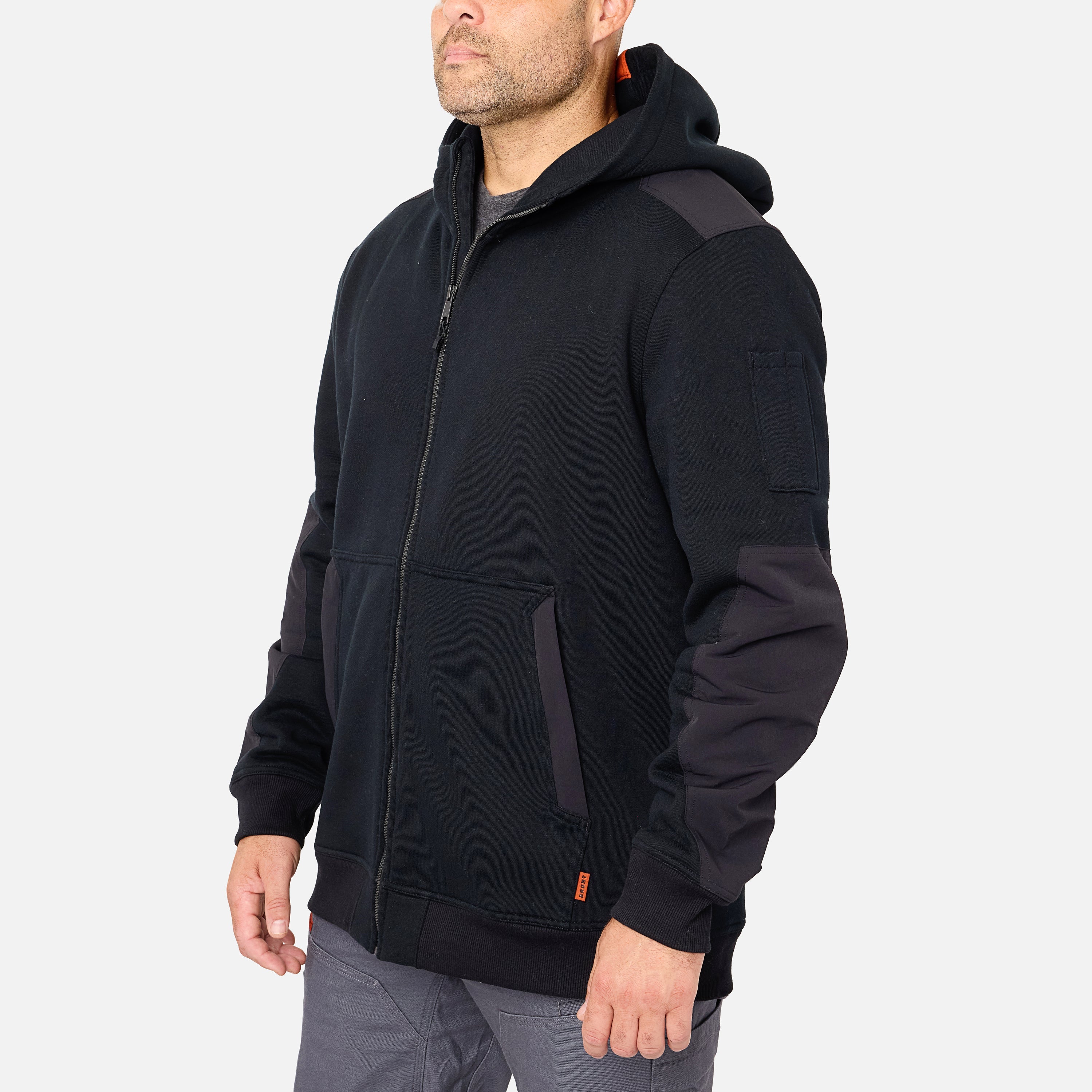 The Shevlin HD Full-Zip Hoodie - Black