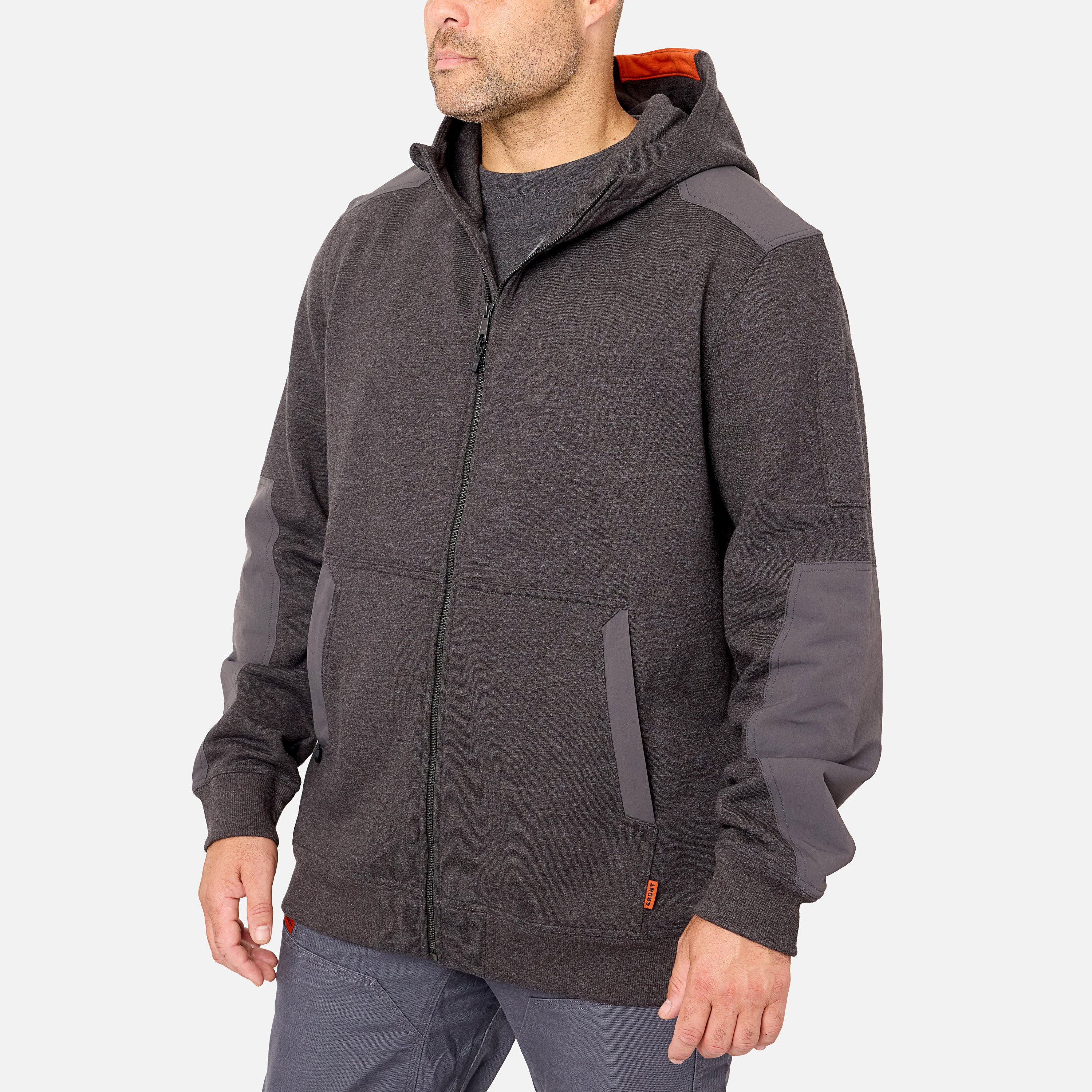 The Shevlin HD Full-Zip Hoodie - Dark Grey Heather