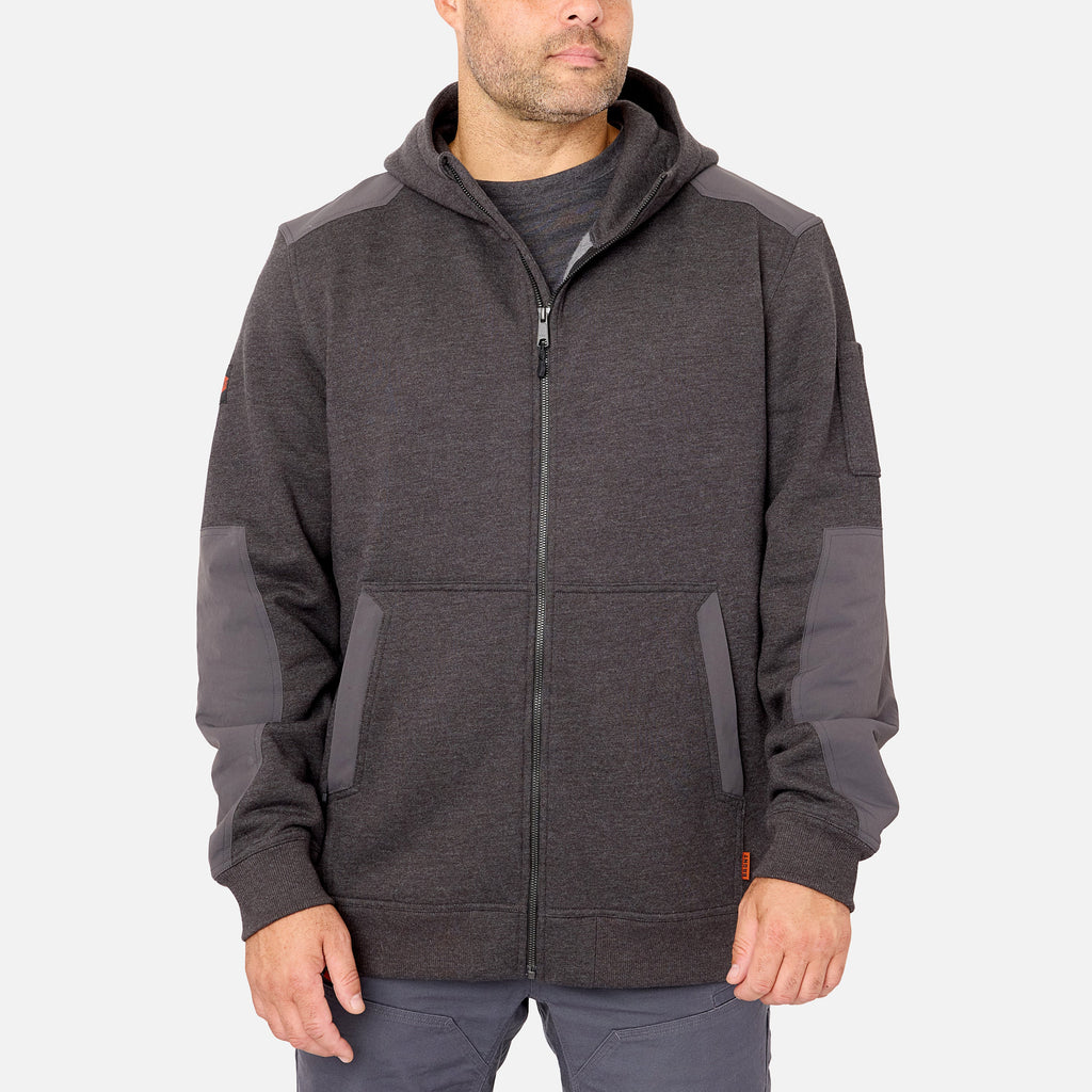 The Shevlin HD Full-Zip Hoodie - Dark Grey Heather