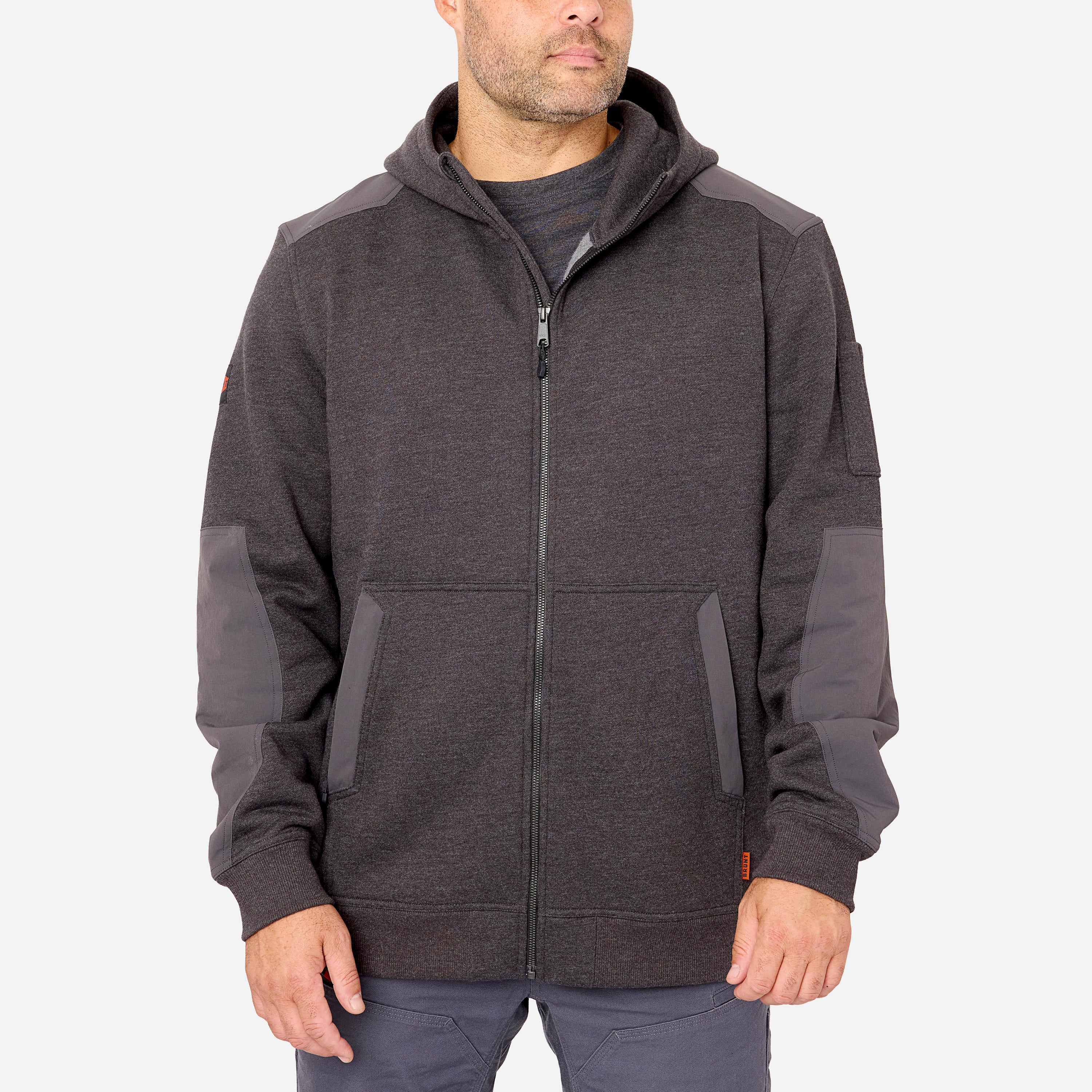 The Shevlin HD Full-Zip Hoodie - Dark Grey Heather